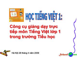 HỌC TIẾNG VIỆT 1: