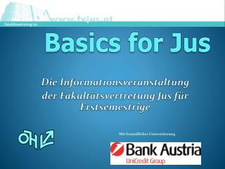 Basics for Jus