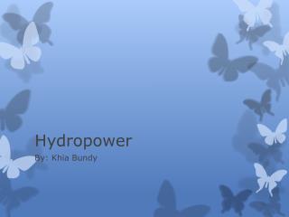 Hydropower