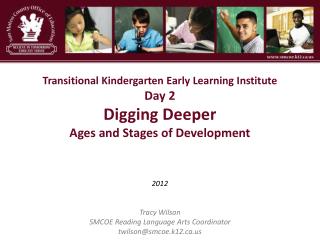 2012 Tracy Wilson SMCOE Reading Language Arts Coordinator twilson@smcoe.k12