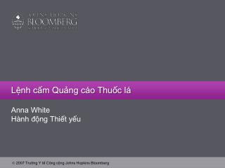 Lệnh cấm Quảng cáo Thuốc lá