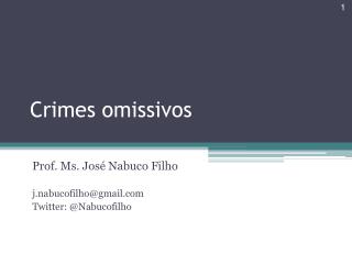 Crimes omissivos