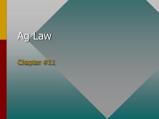 Ag Law