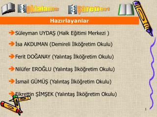 Hazırlayanlar