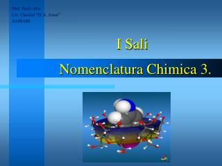 Prof. Paolo Abis Lic. Classico “D. A. Azuni” SASSARI