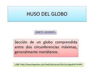 HUSO DEL GLOBO