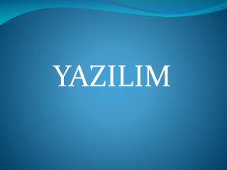 YAZILIM