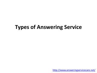 Answering Service