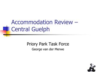 Accommodation Review – Central Guelph