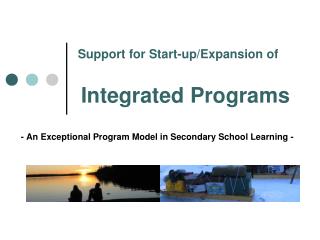 Support for Start-up/Expansion of