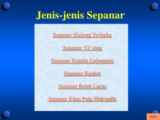 Jenis-jenis Sepanar