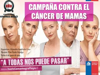 CAMPAÑA CONTRA EL CÁNCER DE MAMAS