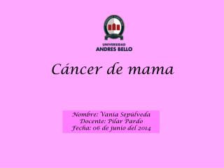 Cáncer de mama