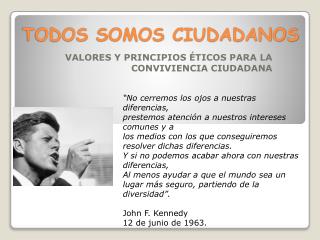 TODOS SOMOS CIUDADANOS