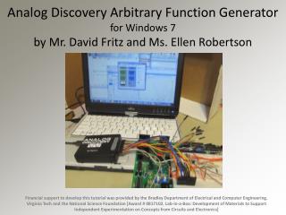 Starting the Analog Discovery