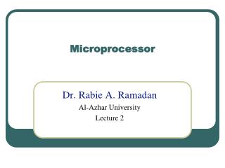 Microprocessor