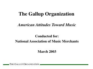 The Gallup Organization