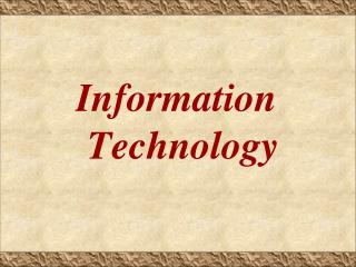 Information Technology