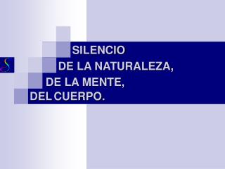 DE LA NATURALEZA,