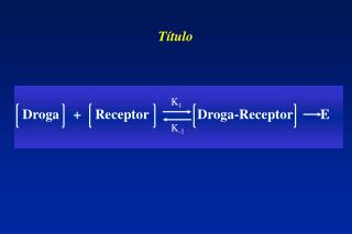 Droga + Receptor Droga-Receptor E