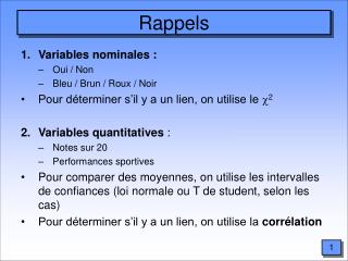 Rappels