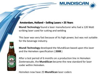 Amsterdam, Holland – Selling Lasers &gt; 25 Years