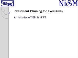 Investment Planning for Executives