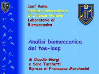 Analisi biomeccanica dei toe-loop