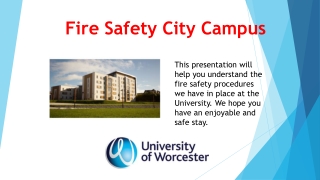 Fire Safety City Campus