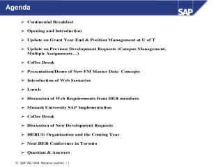 Agenda