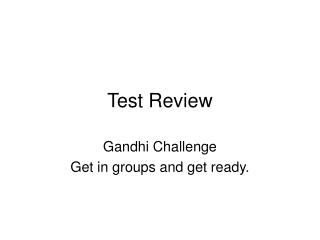 Test Review