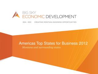 Americas Top States for Business 2012