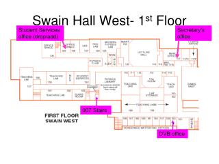 Swain Hall West- 1 st Floor