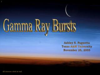 Gamma Ray Bursts