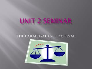 Unit 2 seminar
