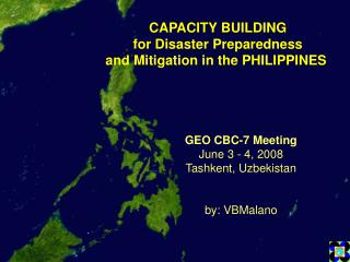 CAPACITY BUILDING for Disaster Preparedness and Mitigation in the PHILIPPINES