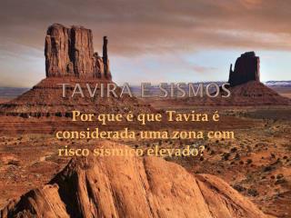 Tavira e sismos