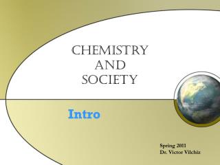 Chemistry and Society