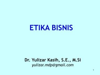 ETIKA BISNIS