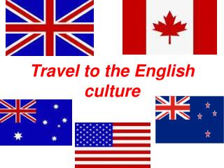 Travel to the English culture