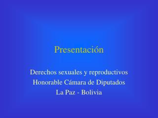 Presentación