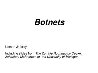 Botnets