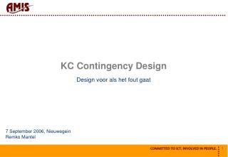 KC Contingency Design