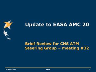 Update to EASA AMC 20