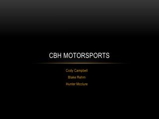 CBH motorSports
