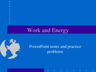 Work and Energy