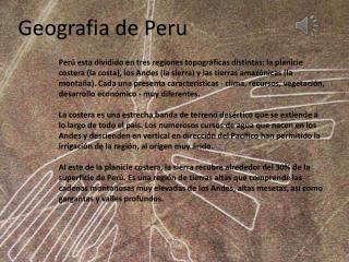 Geografia de Peru