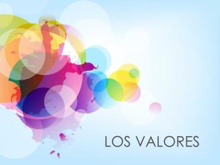 LOS VALORES