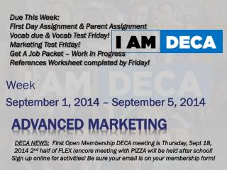 Advanced Marketing