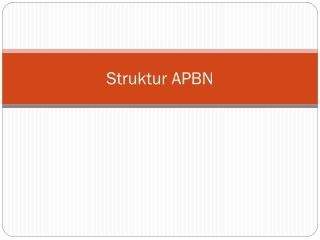 Struktur APBN